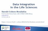 Managing Provenance in Scientific workflows: a matter of ...cohen/BIGDATA/seance1.pdf · Scientific workflows. Sarah Cohen-Boulakia, Université Paris Sud 18 Part I –Data Integration