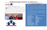 WoMentoring: Women of Influence - National HRD · WoMentoring: Women of Influence Page 1 LAUNCH OF THE LOGO stablishing our identity with a new logo… WoMentoring as an initiative