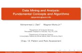 Data Mining and Analysis: Fundamental Concepts and Algorithms · Data Mining and Analysis: Fundamental Concepts and Algorithms dataminingbook.info Mohammed J. Zaki1 Wagner Meira Jr.2
