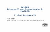 W1005 Intro to CS and Programming in MATLAB Project ...vovsha/w1005/notes/w1005_ta2.pdf · zocdoc webpage with recommendations to eye doctors 0.2 < CPD