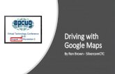 Driving with Google Maps - Association of Personal ......Compass, Maps, GPS( Garmin), Google Maps, Android Auto for Cars. Maps (Garmin) Streaming Maps (Google Maps) ... Promoted by