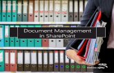 Document Management in SharePoint...A Document Management System (DMS) is the software that controls and organises documents throughout your organisation. The system will typically