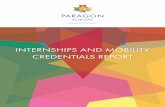 INTERNSHIPS AND MOBILITY CREDENTIALS REPORT...that excellence is realised on behalf of all our esteemed clientele. In 2015, the company embarked on an In 2015, the company embarked