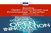 Boosting Open Innovation and Knowledge Transfer › research › innovation-union › pdf › ... · In order to excel in open innovation, corporate culture plays a significant role.