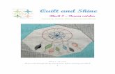 Block 2 Dream catcher - Michelle at Creative Blonde › 2019 › 07 › quilt-and … · Let’s make the Dream Catcher… Fuse the interfacing to the wrong side of the 12” square.