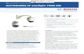 AUTODOME IP starlight 7000 HD - A1 Security Cameras › content › product... · Video | AUTODOME IP starlight 7000 HD AUTODOME IP starlight 7000 HD . The AUTODOME IP starlight 7000