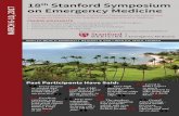 18th Stanford Symposium on Emergency Medicine MARCH 6-10, … › cme › courses › 2017 › emed... · • Four-Day 18th Stanford Symposium on Emergency Medicine: Maximum of 19.75