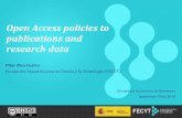 Open Access policies to publications and research …...[OPTION for actions participating in the open Research Data Pilot: Regarding the digital research data generated in the action