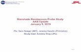 Starshade Rendezvous Probe Study AAS Update January 9, 2018€¦ · Starshade Rendezvous Probe Study AAS Update January 9, 2018 PIs: Sara Seager (MIT), Jeremy Kasdin (Princeton) ...