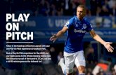 PLAY ON PITCH - Everton F.C. · Book a Play On Pitch experience for May 2020 and you’ll gain access to the official changing rooms, have the chance to run out of the tunnel to Z-Cars,