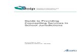 FOIP: Guide to Providing Counselling Services in School ... · FOIP Guide to Providing Counselling Services in School Jurisdictions • related to provisions in other legislation