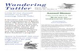 Wandering Tattler March 2007 Volume 56, Number 6 · an extensive birding journey through North America which led to his book, Kingbird Highway. He has focused on creating and expanding