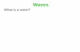 What is a wave? - Boston University: Physics …physics.bu.edu/.../ns544_session03.pdfWhat is a wave? A wave is a disturbance that carries energy from one place to another. Classifying