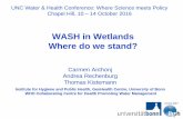 WASH in Wetlands Where do we stand? - Water Institutewaterinstitute.unc.edu/.../10/Anthonj_2016_UNC-Water-Health_to-UN… · Wetlands include a wide variety of habitats such as marshes,