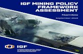IGF Mining Policy Framework Assessment: Namibia€¦ · • Key pieces of legislation and policy, including the Minerals (Prospecting and Mining) Act, the Minerals Policy, and the