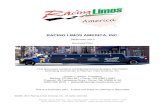 Racing Limos America-v8 · belonging exclusively to Racing Limos America, Inc. James J. Albion, President Mailing: PO Box 487 • Dover, NH 03821-0487 Physical: 38 Fieldstone Drive