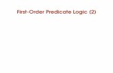 First-Order Predicate Logic (2) - University of Liverpool › ~frank › teaching › comp118 › lecture4.pdf · Completeness of First-order Predicate Logic Theorem There exists