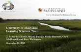 University of Maryland Learning Sciences Team€¦ · between the greenhouse effect and global warming? a. As the concentration of greenhouse gases increase, global mean temperature
