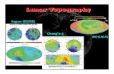Chang’e1& LRO&(LOLA)&Hi-Resolution Lunar Gravity Free Air Bouger GRAIL Gravity map, updating the Kaguya and Chang’E-1 gravity maps. Kaguya: Namiki et al., (2009) Science 323, 900-905.