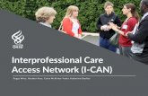 Title of Presentation Interprofessional Care Access ... · Title of Presentation DATE: MONTH 22, 2015 PRESENTED BY: NAME LAST NAME, TITLE Interprofessional Care Access Network (I-CAN)