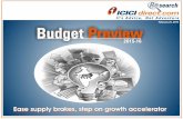 February 24, 2015 BudgetBudget PPreviewreviewcontent.icicidirect.com › ...Budget2015-16_Preview.pdf · BudgetBudget PPreviewreview 2015-16 Ease supply brakEase supply brakes, step