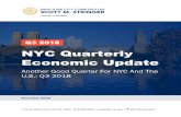 NYC Quarterly Economic Update · 2018-11-15 · Unemployment Rate Falls to a New Record Low Chart 3. NYC Unemployment Rate Falls to a New Record Low Source: U.S. Bureau of Labor Statistics