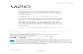 Dear VIZIO Customer,cdn.vizio.com/manuals/kb/legacy/m261vp.pdf · the most out of your new VIZIO HDTV, read these instructions before making any adjustments, and retain them for future