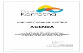 AGENDA - City of Karratha€¦ · monthly environmental health statistics ..... 122 monthly ranger & emergency management statistics – december 2017 ..... 124 economic development