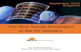 The New Trends Developed in the PV Industry · Middle East Solar Industry Association Empowering Solar across the Middle East New Trends in the PV Industry 1Preparing for the digital