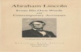 Abraham Lincoln › series › source › 2-1942.pdfAbraham Lincoln From His Own Words and Contemporary Accounts EDITED by ROY EDGAR APPLEMAN UNITED STATES DEPARTMENT OF THE INTERIOR
