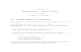 Lecture Notes Introduction to Cluster Algebraivanip/teaching/cluster/Lecture...Lecture Notes Introduction to Cluster Algebra Ivan C.H. Ip Update: July 11, 2017 11 Cluster Algebra from