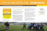 incredible news - wilcoxfarms.comwilcoxfarms.com/wp-content/uploads/2013/02/incredible-news-Janu… · INCREDIBLE NEWS JANUARY 2013 5 INDUSTRY CALENDAR STATE SUPPORT With a renewed