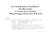FranklinPublic! Schools! Concussion! Management!Plan! › uploaded › Education...concussion is unique to each person, but there are some common signs and symptoms to be aware of