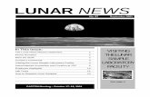 LUNAR NEWS - NASA · 6 Lunar News • Forward planning efforts for all funded and proposed sample return missions A number of sample return missions are in the pre-proposal stage