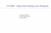 CS 580: Algorithm Design and Analysis › homes › jblocki › courses › ... · CS 580: Algorithm Design and Analysis Jeremiah Blocki Purdue University ... of finding the greatest