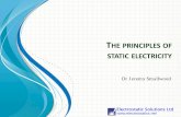 THE PRINCIPLES OF STATIC ELECTRICITY - Eventsforce · THE PRINCIPLES OF STATIC ELECTRICITY. Dr Jeremy Smallwood . What we are trying to avoid… • Ignition or explosion of flammable