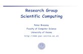 Research Group Scientific Computing - SPLabsplab.cz/wp-content/...of-the-Research-Group-for-Scientific-Computin… · S. Benkner, Research Group Scientific Computing, University of