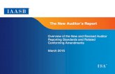The New Auditor’s Report - IFAC · • New and revised Auditor Reporting standards continue to allow for – Reference to the ISA pronouncements in the auditor’s report when law