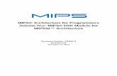 MIPS® Architecture for Programmers Volume IV-e: MIPS® DSP ...€¦ · MIPS® DSP Module for MIPS32™ Architecture, Revision 3.01 7 About This Book The MIPS® DSP Module for MIPS32™