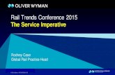 Rail Trends Conference 2015 - Oliver Wyman · 2020-02-04 · Rail Trends Conference 2015 . The Service Imperative . Rodney Case . Global Rail Practice Head ... Daily rail capacity