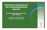 PROPOSED EXPANSION OF THE PIETERMARITZBURG AIRPORTinr.org.za/wp-content/uploads/2018/05/PMB-Airport-EIA-Public-Mtg-2 … · PROPOSED EXPANSION OF THE PIETERMARITZBURG AIRPORT Environmental