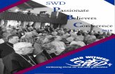 SWD Passionate Believers Conference...2018 Passionate Believers Conference “Sing His Praise! His Love Declare!” Agenda 8:00 a.m. Registration 8:45 a.m. Opening Devotion & Welcome