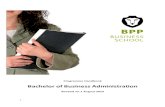 Bachelor of Business Administration - Amazon S3 · Bachelor of Business Administration Programme Handbook 3 3 Welcome by Director of Programmes On behalf of the Business School, I