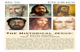 Historical Jesus flyer - University of Southern California The Historical Jesus: A social history Prof.