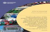 Final evaluation of the project “Mainstreaming the use and ... · Livestock (MAG), the Heifer Foundation and the Decentralised Autonomous Governments (DAGs) in kind. The project