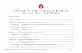 SSC 2018 OLYMPIC SELECTION POLICY PROCEDURES …...2018 Olympic Selection Policy & Procedures - Short Track Speed Skating Page 3 . Article I. O. BJECTIVE . The objective of the Olympic
