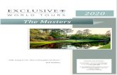 2020 The Masters - itravel Woonona › wp-content › uploads › 2019 › 11 › 20… · 2020 The Masters “I like tryin BOOKINGS AND ENQUIRIES: Stacey Arthur - Group Travel Manager