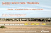 Aurizon Debt Investor Roadshow...6 Aurizon Group Overview (1) As at 17 November 2016. (2) FY16 Projection based on QCA’s Final UT4 Decision April 2016 and subject to QCA Approval.