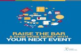 RAISE THE BAR - CanadaHelps€¦ · Raise more money with these tips CanadaHelps – CanaDon is a registered charity • BN: 896568417RR0001 • 1-877-755-1595 • charitiescanadahelps.org