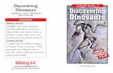 Discovering LEVELED BOOK Dinosaurs · dinosaur bones footrints teeth, nests and eggs. tooth footprints egg skeleton bones 12 Scientists learn about dinosaur babies from fossil nests